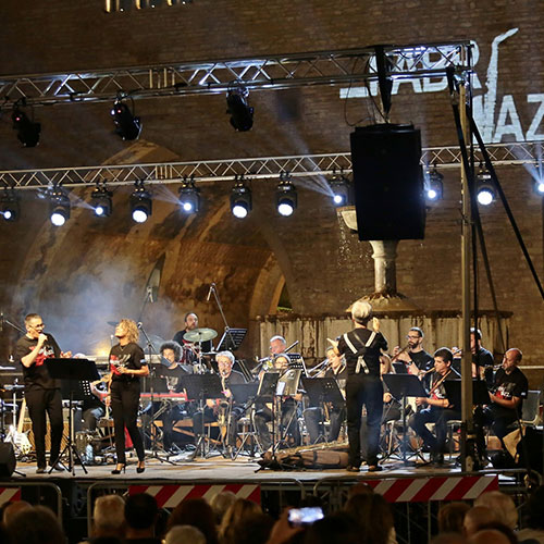 The Ladders feat. Orchestra Concordia. FabriJazz 2024. Photo by Andrea Bevilacqua