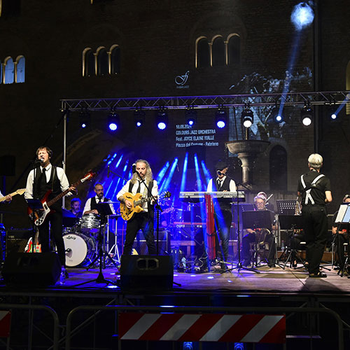 The Ladders feat. Orchestra Concordia. FabriJazz 2024. Photo by Giacomo Cesaroni