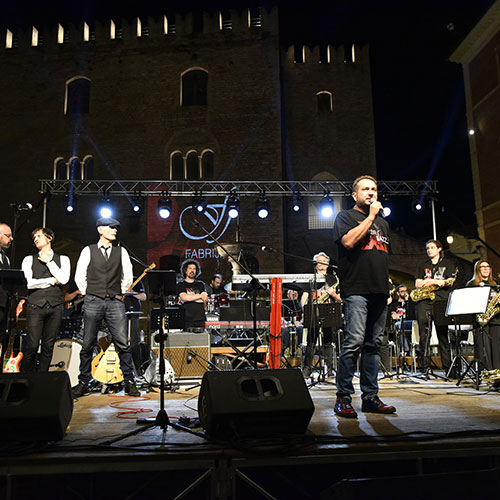 The Ladders feat. Orchestra Concordia. FabriJazz 2024. Photo by Giacomo Cesaroni