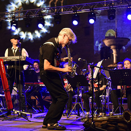 The Ladders feat. Orchestra Concordia. FabriJazz 2024. Photo by Giacomo Cesaroni