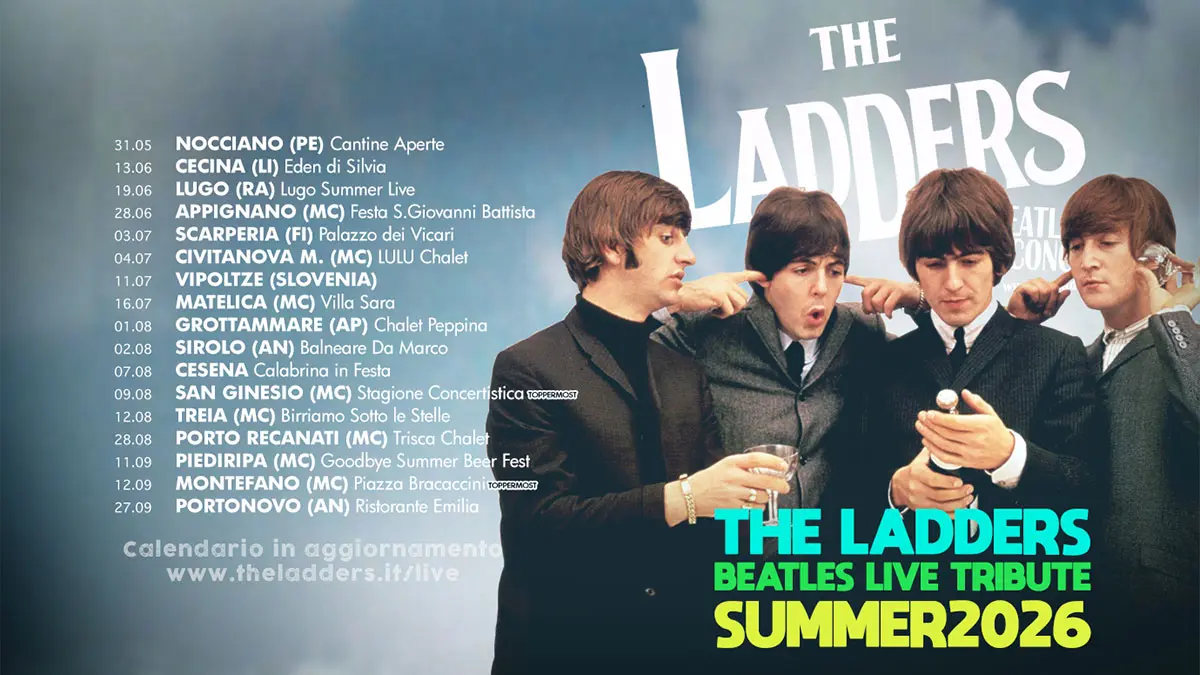 The Ladders Beatles live tribute Summer 2026